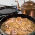 rabbit in mustard sauce